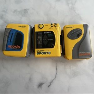 Sports Sony Walkman lot of 3
